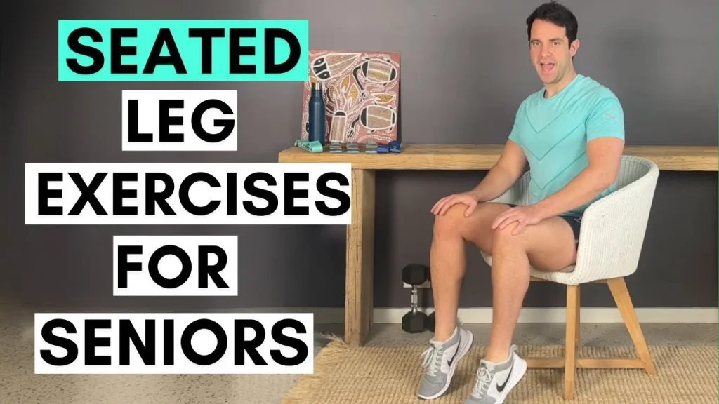 seated leg exercises for seniors with pictures