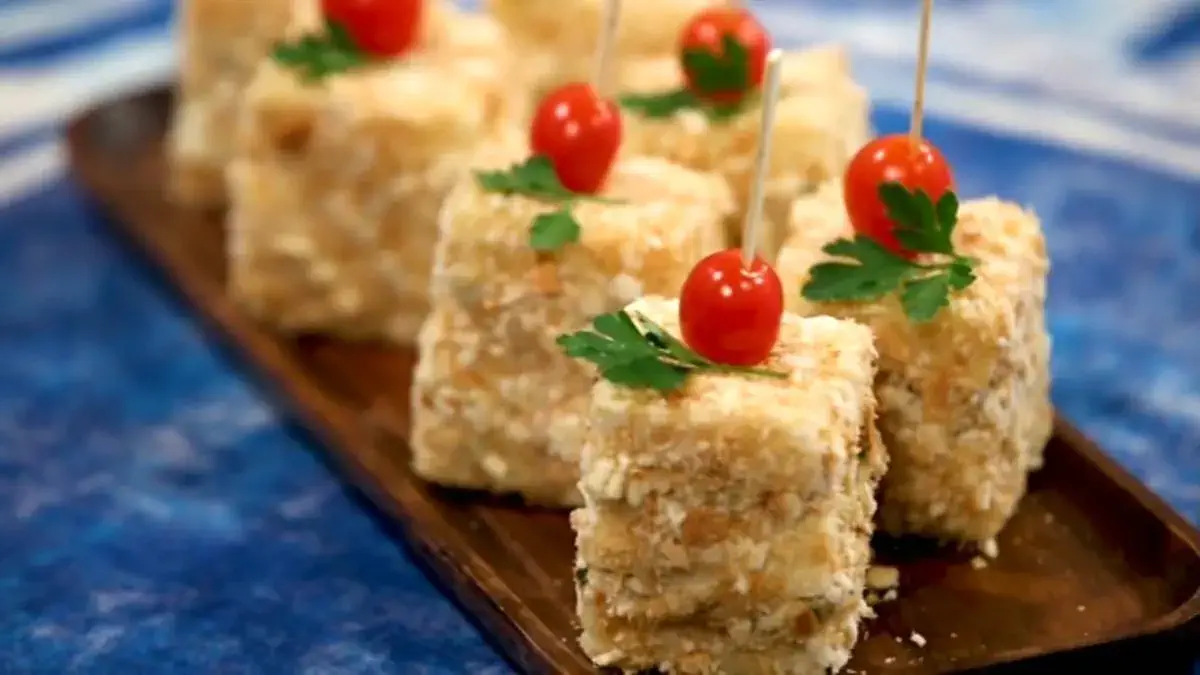single-serving chicken cake