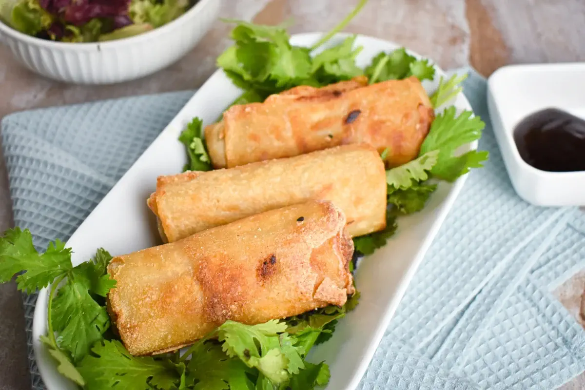 homemade vegetable egg rolls