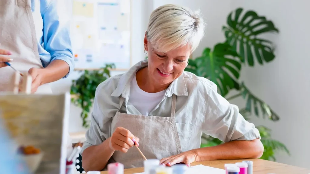 painting for elderly benefits