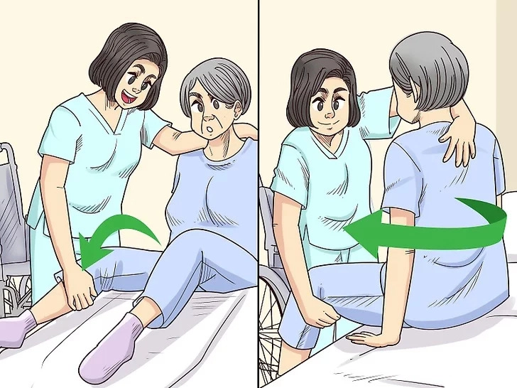 stage six of moving an immobile patient