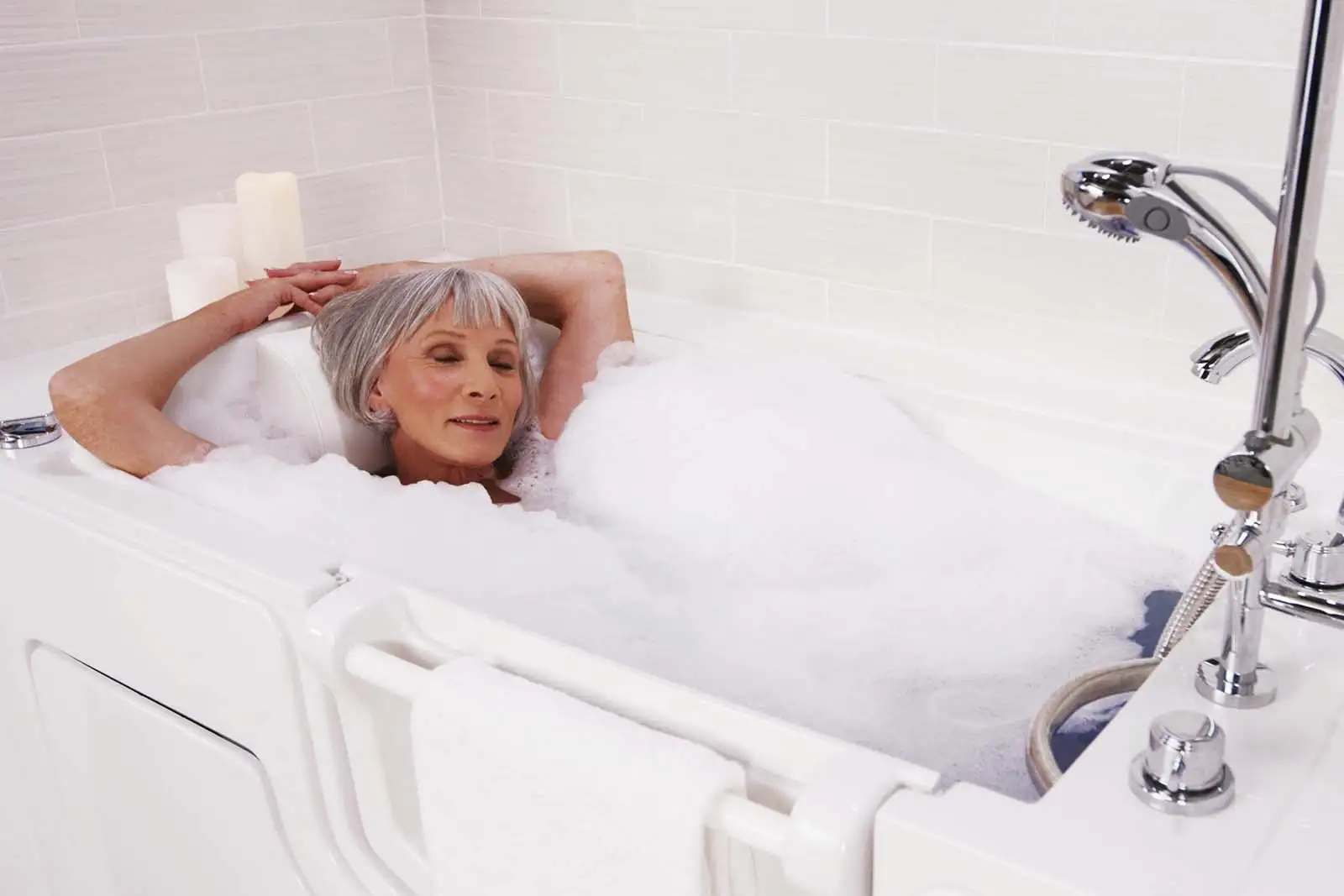 how to do hydrotherapy in the shower