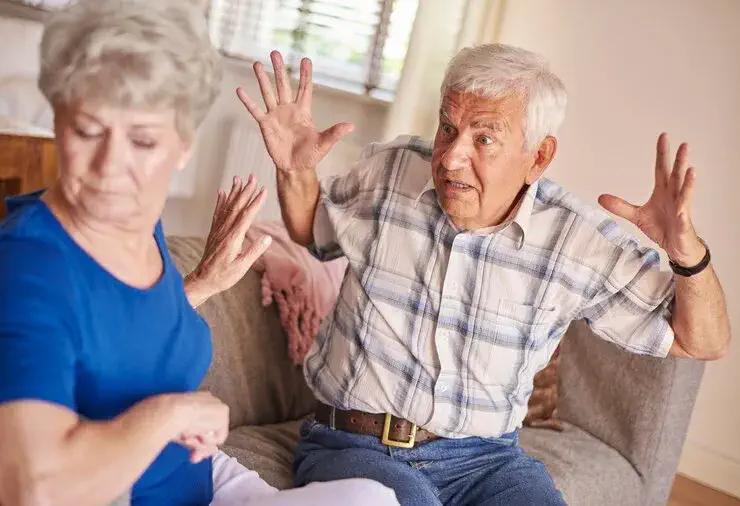 causes of anger in elderly