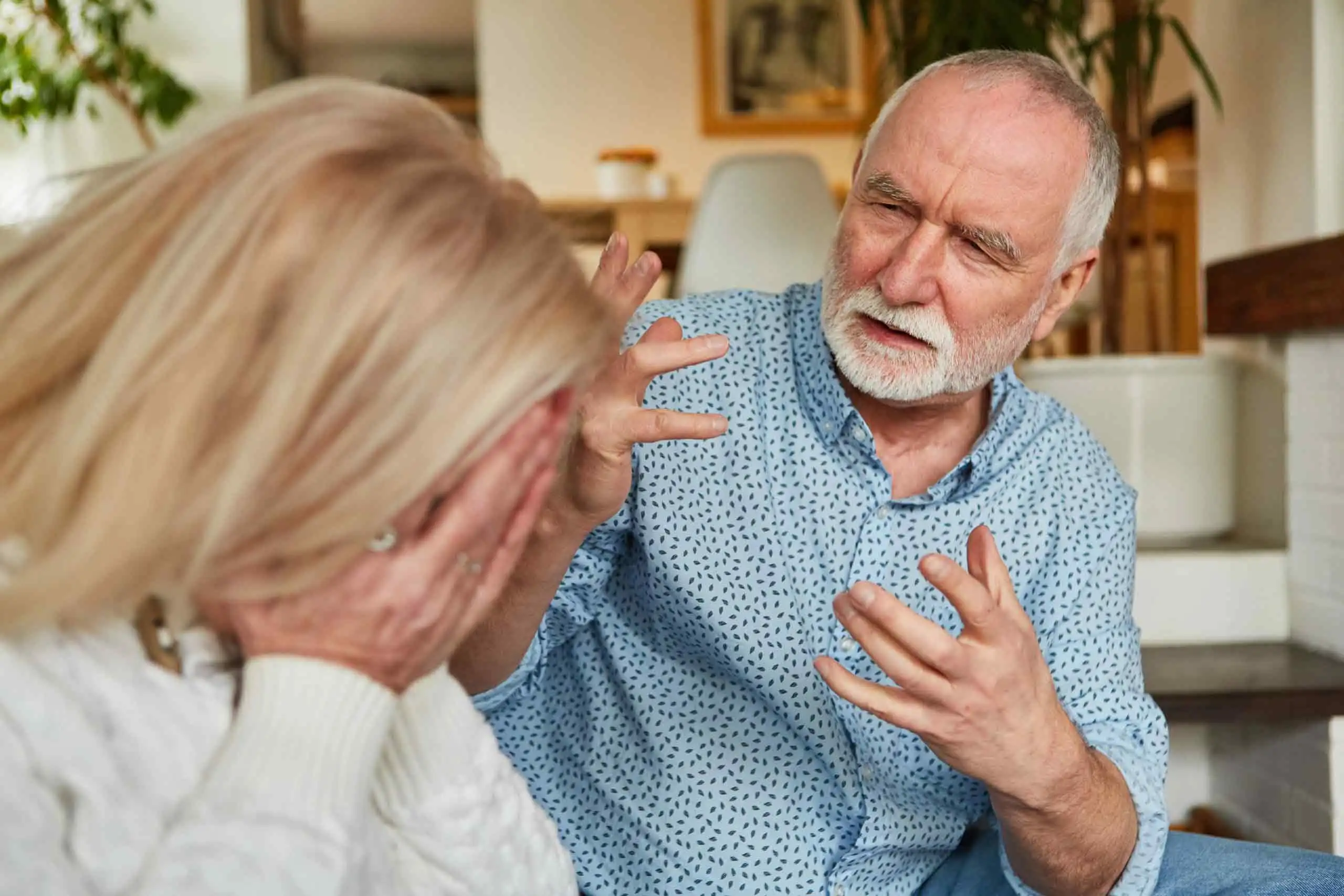 causes of anger outbursts in senior adults