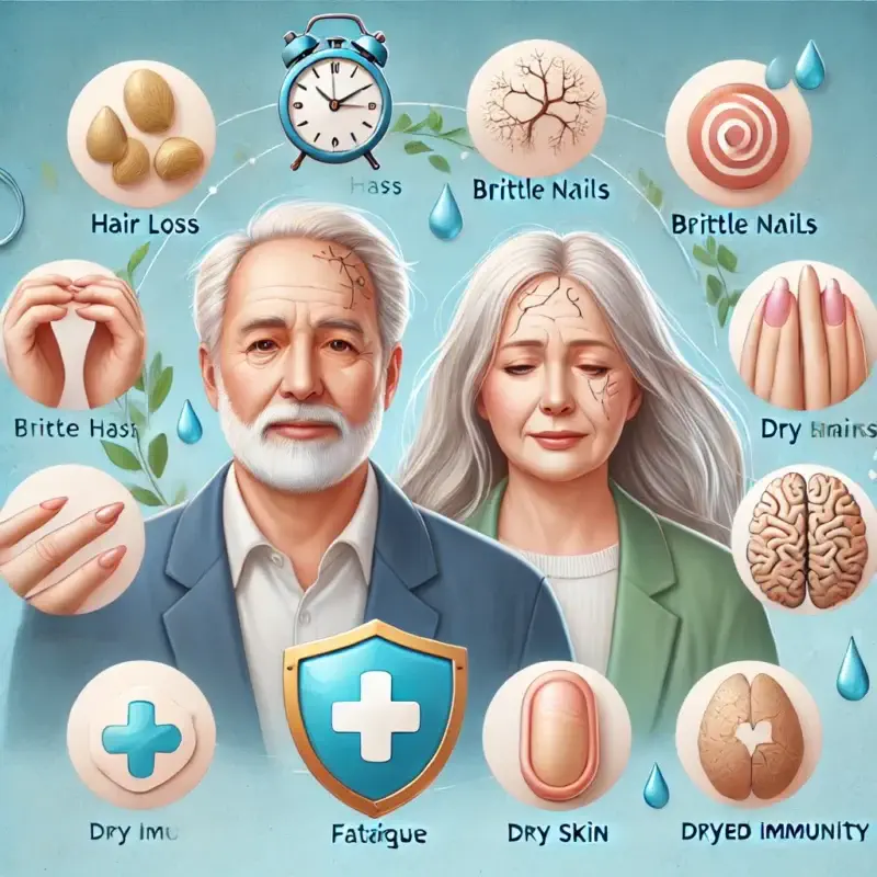 how to diagnose zinc deficiency in middle-aged