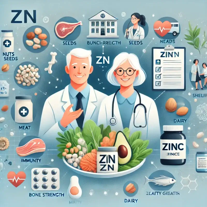 how to provide zinc for elderly people