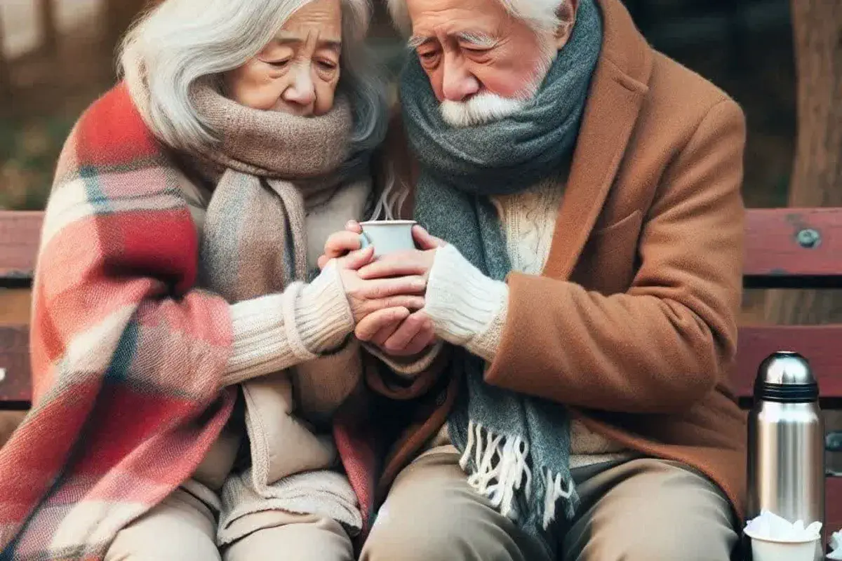 does feeling cold in elderly indicate morbidity