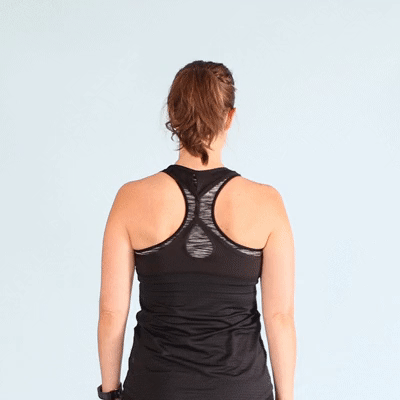 shoulder muscle contraction