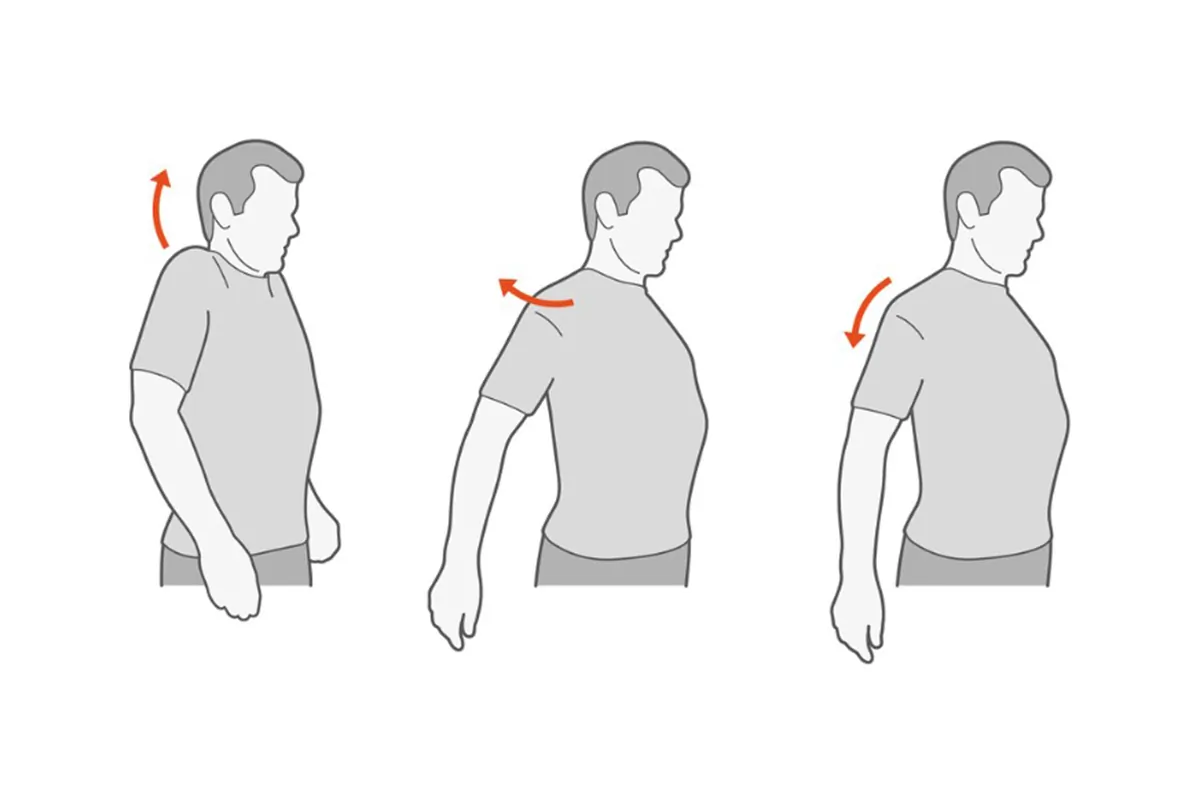 exercise to treat shoulder drop: shoulder mobility