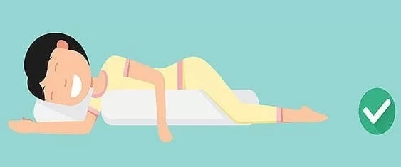 best side sleeping position for seniors with back pain