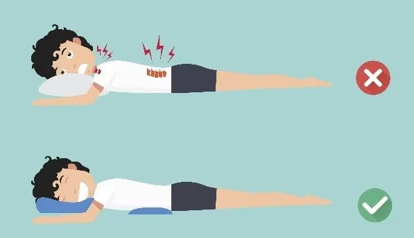 is sleeping on your stomach bad for you