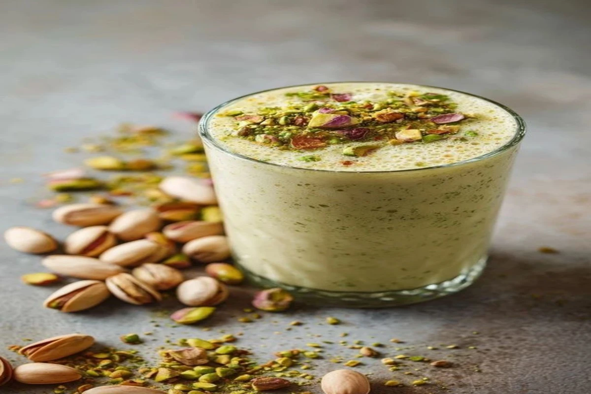 weight gain smoothie with eistachios
