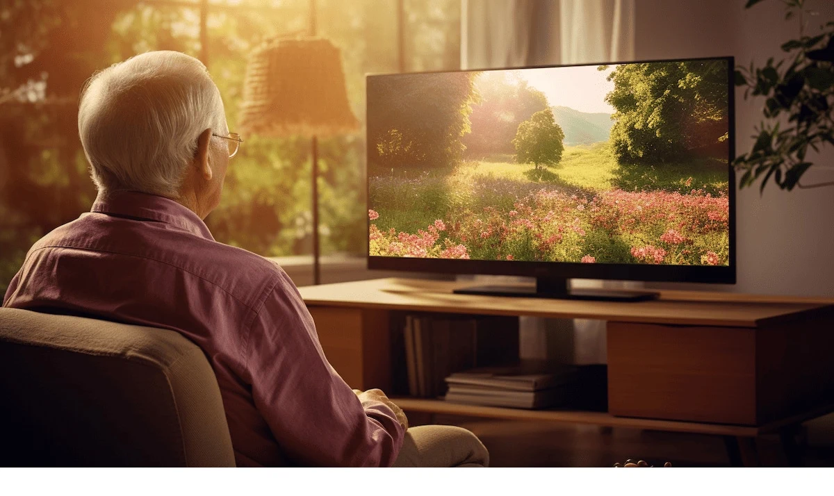 what are complications of watching too much TV in elderly