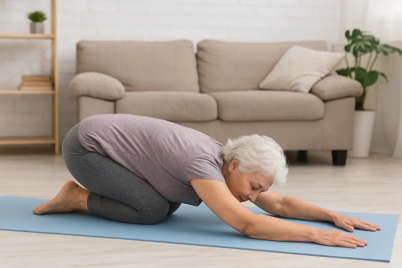 benefits of using non-slip yoga mats for seniors
