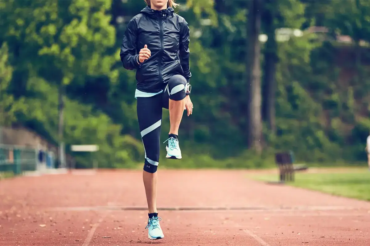 warm up before walking or jogging