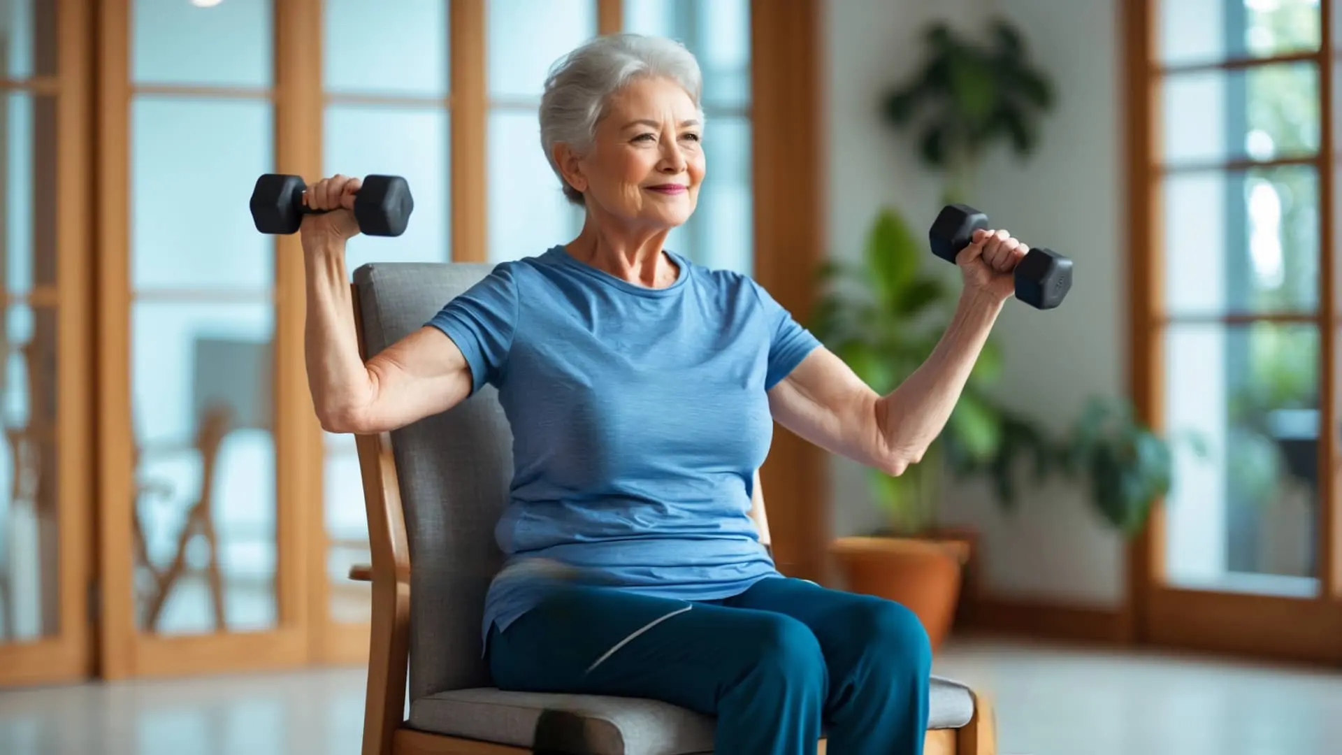 free gym exercises for seniors