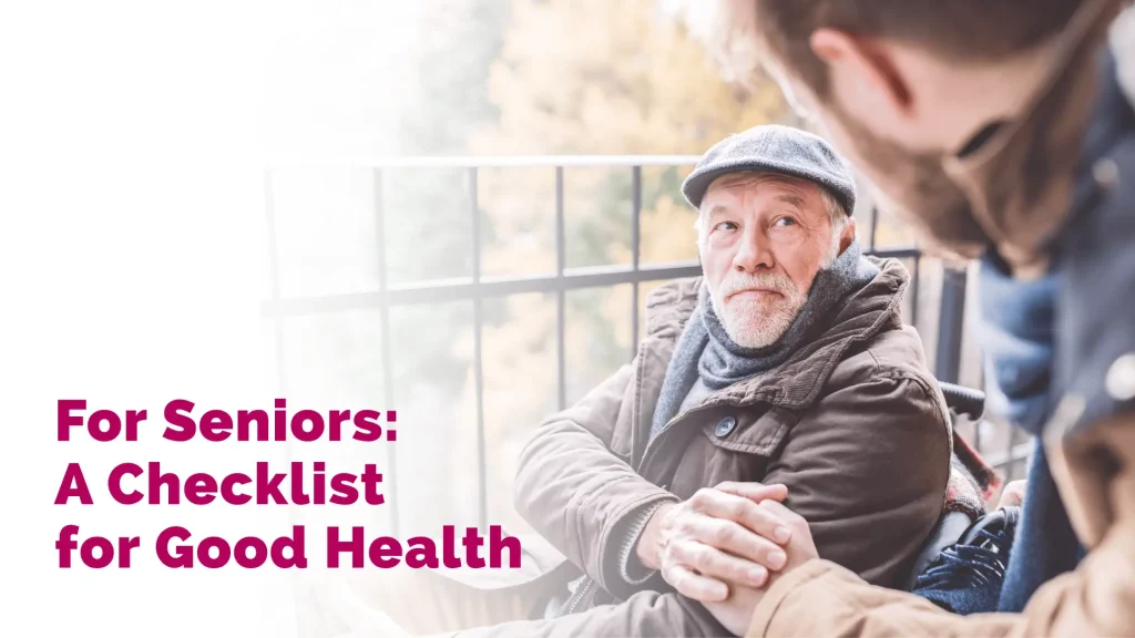 non-medical home care services checklist for elderly